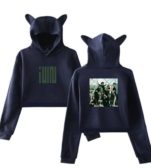 Gidle Cropped Hoodie #11