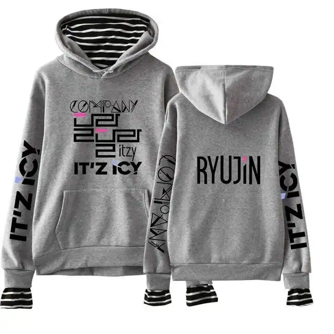 Bright gray Justin Bieber swag hoodie with bold graphic print and striped inner hoodie lining. Comfortable and stylish streetwear for fans and fashion enthusiasts.