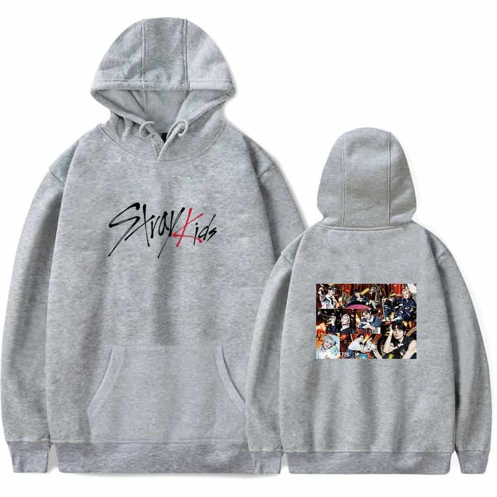 Justin Bieber swag hoodie featuring "Stay Kids" text and a colorful graphic print on the back, perfect for fans of Justin Bieber's merchandise.