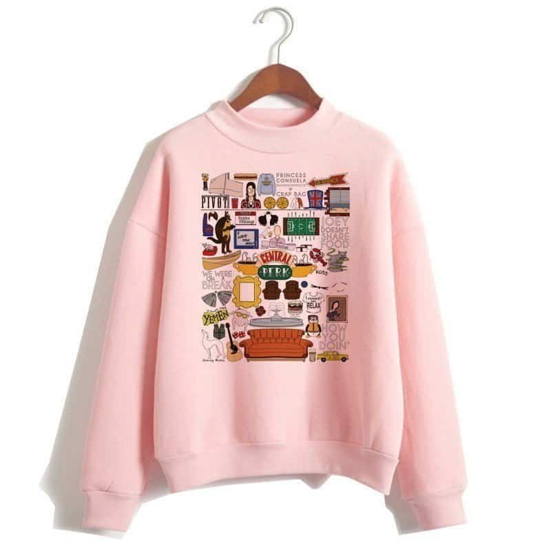 Colorful Justin Bieber swag merch sweatshirt featuring various pop culture and travel-themed graphics, perfect for fans to showcase their style and love for the artist.