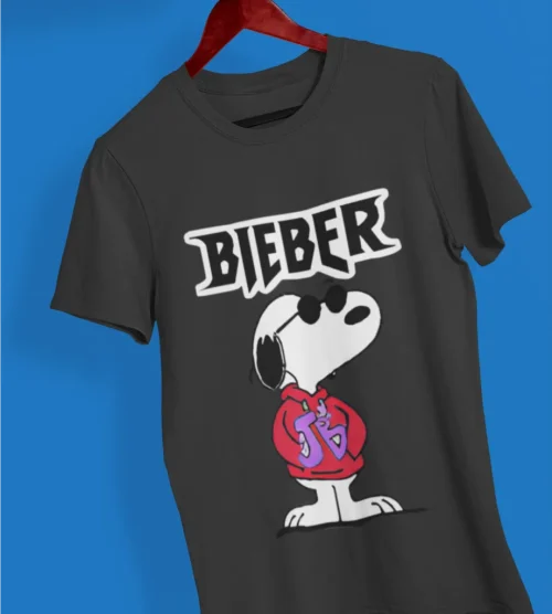 Justin Bieber Snoopy T-Shirt