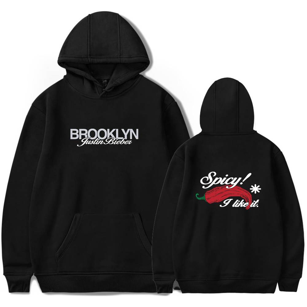 Justin Bieber Brooklyn Wordmark Hoodie - Image 2