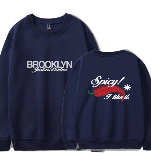Justin Bieber Brooklyn Wordmark Sweatshirt