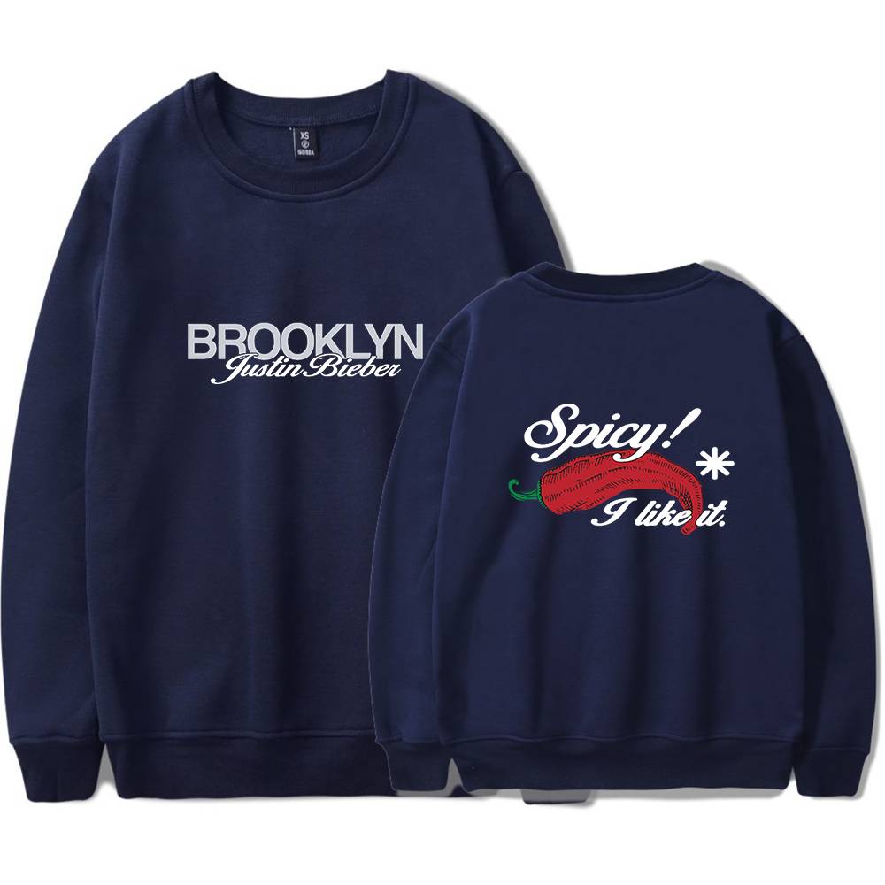 Justin Bieber Brooklyn Wordmark Sweatshirt