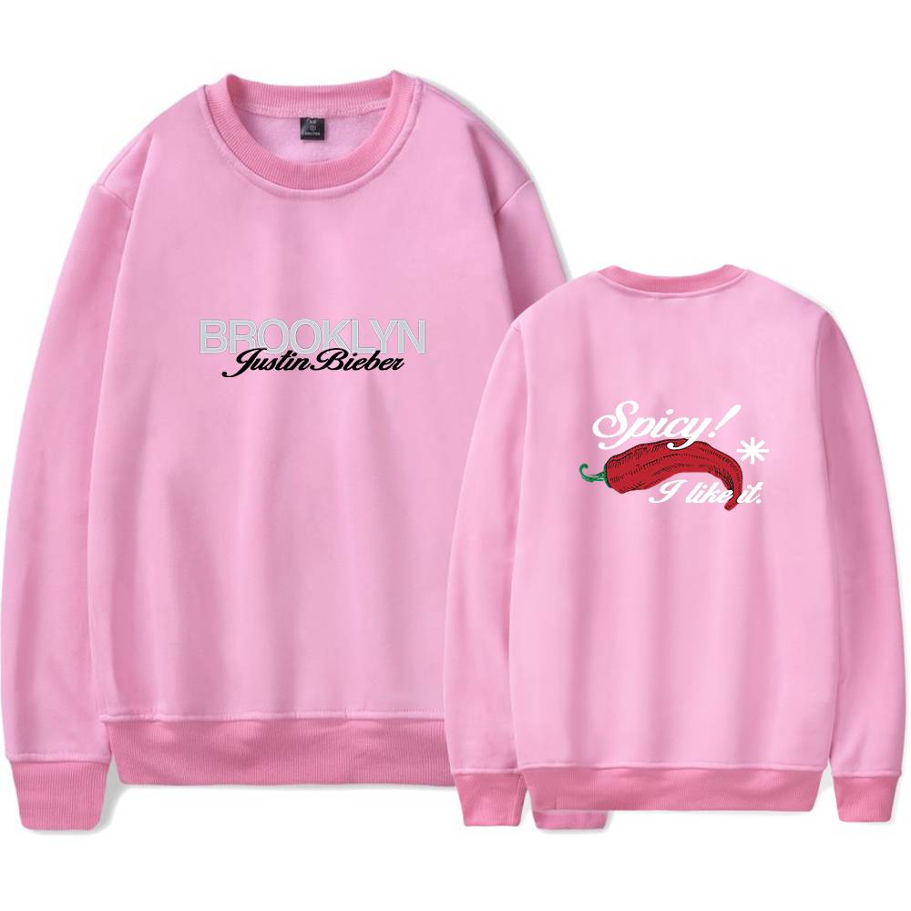 Justin Bieber Brooklyn Wordmark Sweatshirt - Image 5